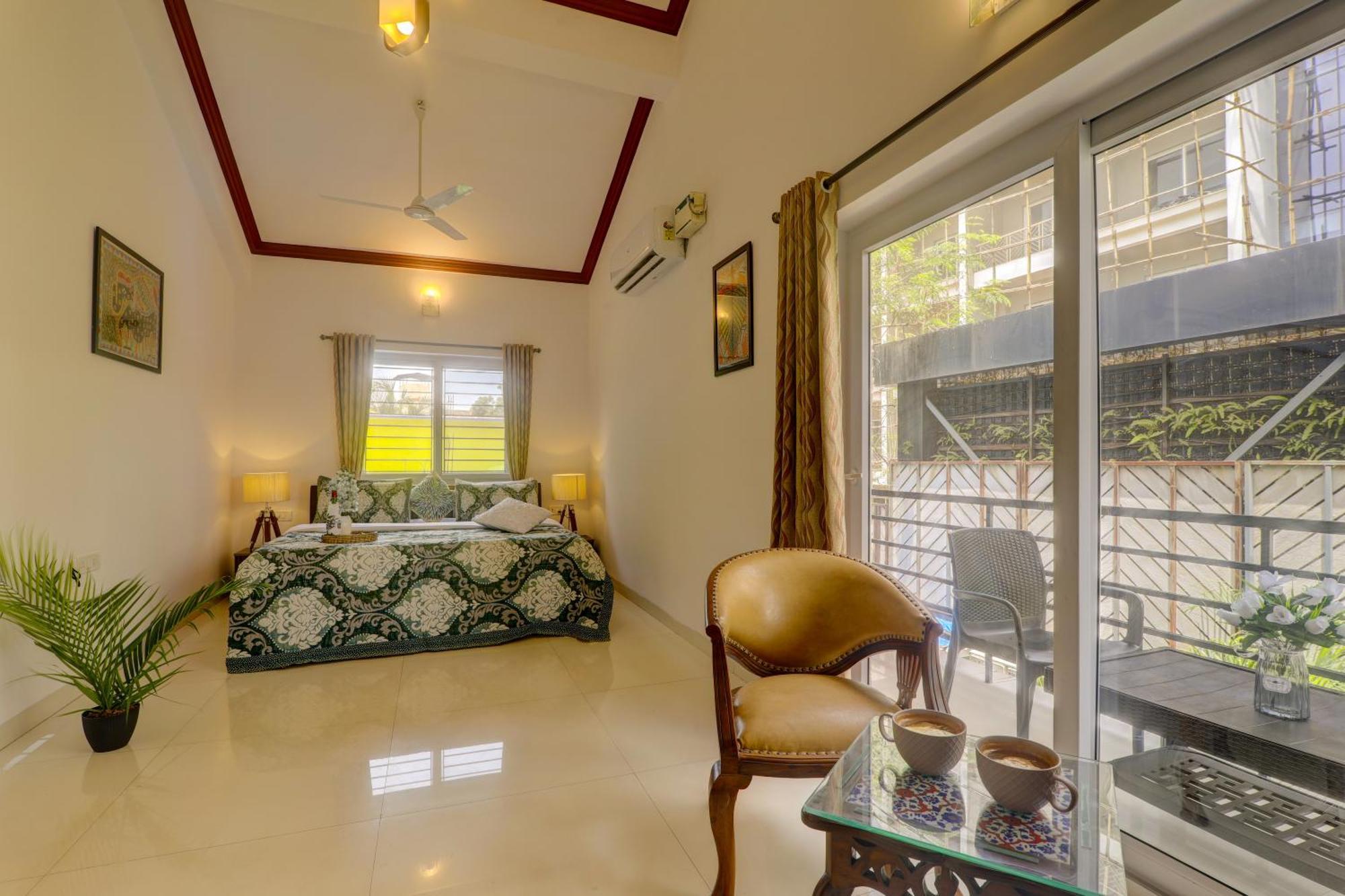 Ludo Private Pool Villa, Wifi-Caretaker-Parking, North Goa Baga Eksteriør bilde